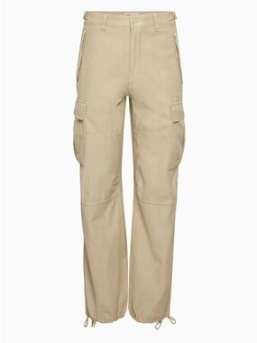 TNA Aritzia Supply Cargo Pants Relaxed Utility Baggy Streetwear 100% Cotton 00